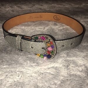 🍁Multicolored Jeweled Buckle, sparkle belt🍁